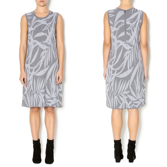 Tommy Bahama Dunbar Palm Knit Sleeveless Sheath Dress Harbor Grey XXS NWT - Picture 11 of 11